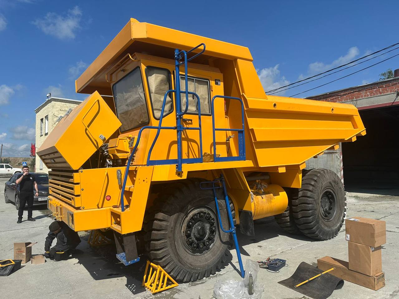 Собранная машина у клиента